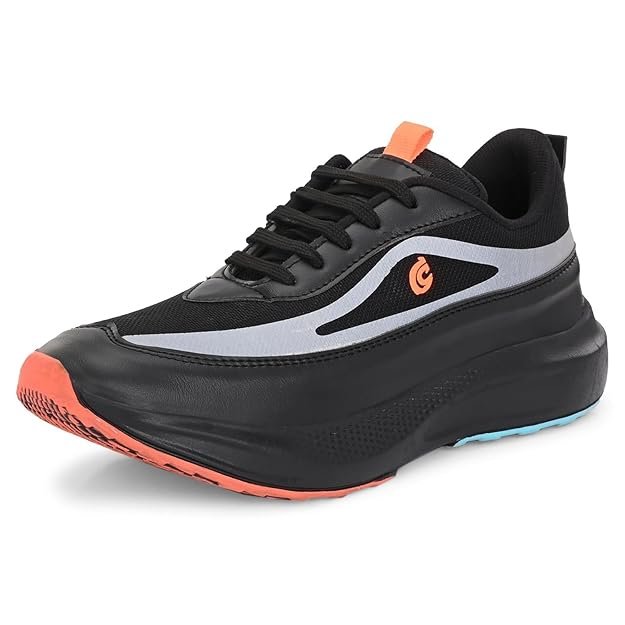 Centrino Casual Sneakers for Men | Shoes for Man Stylish | Lightweight Lace-Up Canvas Shoes with Cushioned Insole | Breathable Comfortable Walking Shoes | Anti-Skid Sole | Mens Shoes for Office Outings (6832)
