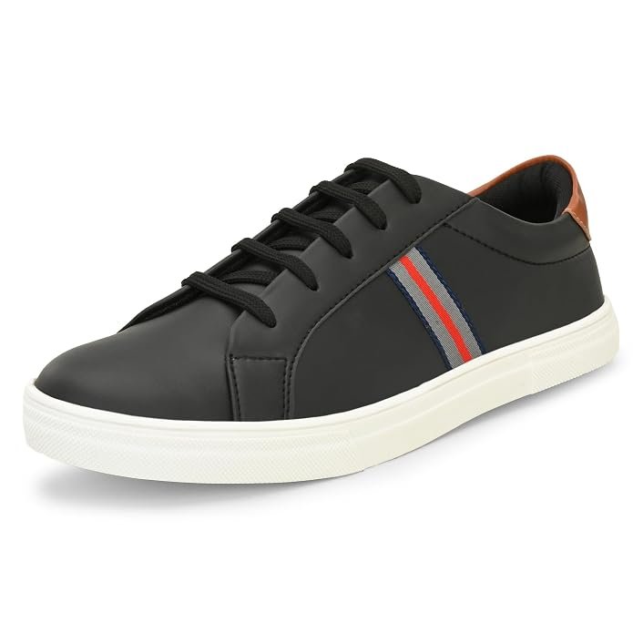 Centrino Walking Shoes for Men | Sneakers for Man Stylish | Casual Lightweight Lace-Up with Cushioned Insole | Breathable Comfortable Canvas Shoes | Anti-Skid Sole | Mens Sneaker Shoes for Daily Use (6311)