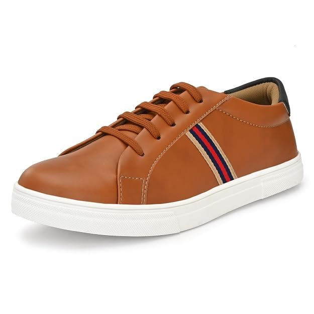 Centrino Walking Shoes for Men | Sneakers for Man Stylish | Casual Lightweight Lace-Up with Cushioned Insole | Breathable Comfortable Canvas Shoes | Anti-Skid Sole | Mens Sneaker Shoes for Daily Use (6311)