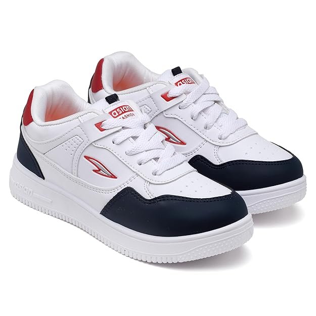 ASIAN Boston-01 Stylish Casual Sneakers for Men & Boys | Cushioned Comfort, Trendy Design, Lace-Up Sneakers