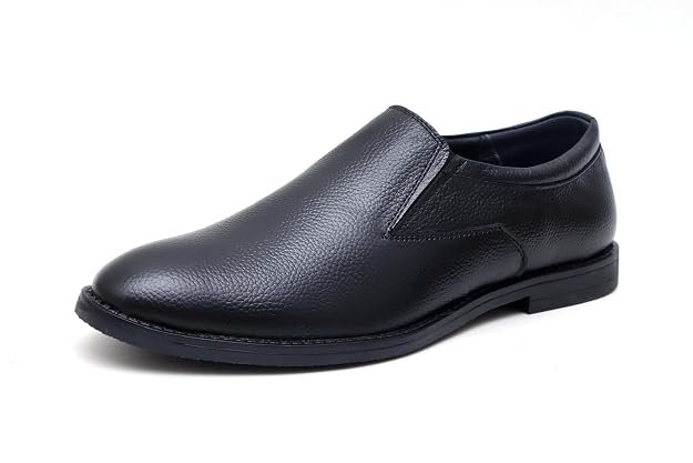 Men's Genuine Leather Moccasin Slip On Formal Shoes