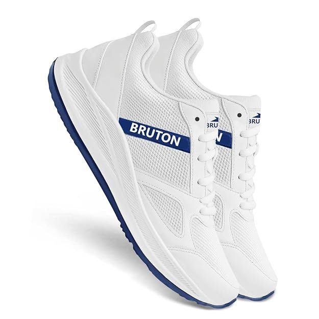 BRUTON 650 EVA Lite Running Sport Shoes for Men-White