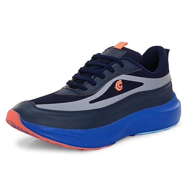 Centrino Casual Sneakers for Men | Shoes for Man Stylish | Lightweight Lace-Up Canvas Shoes with Cushioned Insole | Breathable Comfortable Walking Shoes | Anti-Skid Sole | Mens Shoes for Office Outings (6832)