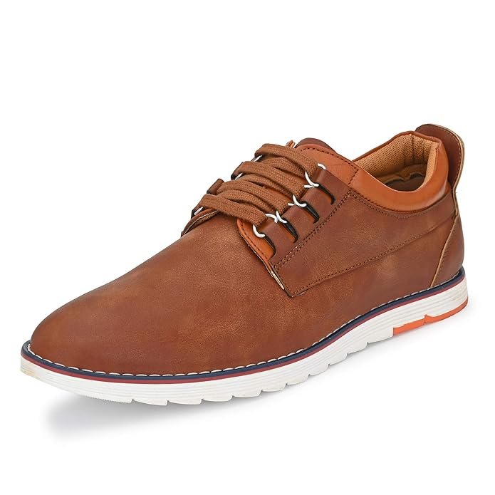 Centrino Formal Shoes for Men | Shoes for Man Stylish | Lace-Up Derby with Cushioned Insole | Lightweight Comfortable Office Leather Shoes | Mens Formal Shoes for Business Wear & Daily Professional Use (3323)