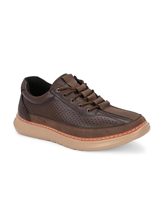 KASTAVA KS 128 Synthetic Breathable Cushioned Sole | Ultra Comfort & Lightweight Lace-Up Casual Sneakers Shoes for Men