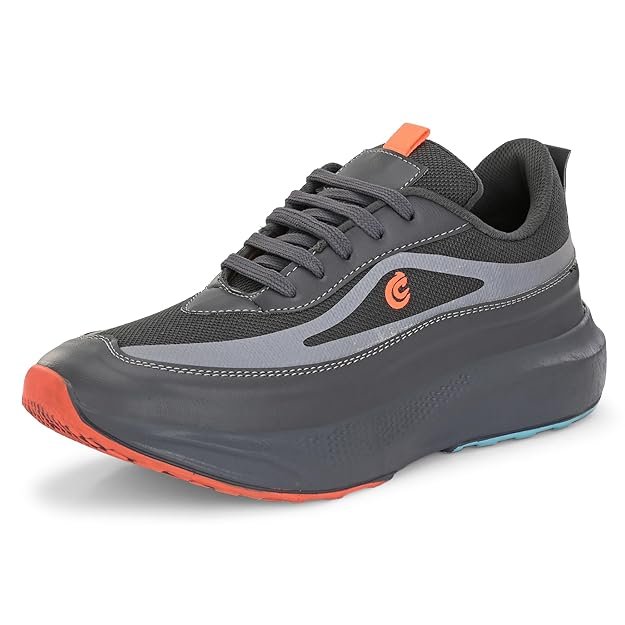 Centrino Casual Sneakers for Men | Shoes for Man Stylish | Lightweight Lace-Up Canvas Shoes with Cushioned Insole | Breathable Comfortable Walking Shoes | Anti-Skid Sole | Mens Shoes for Office Outings (6832)