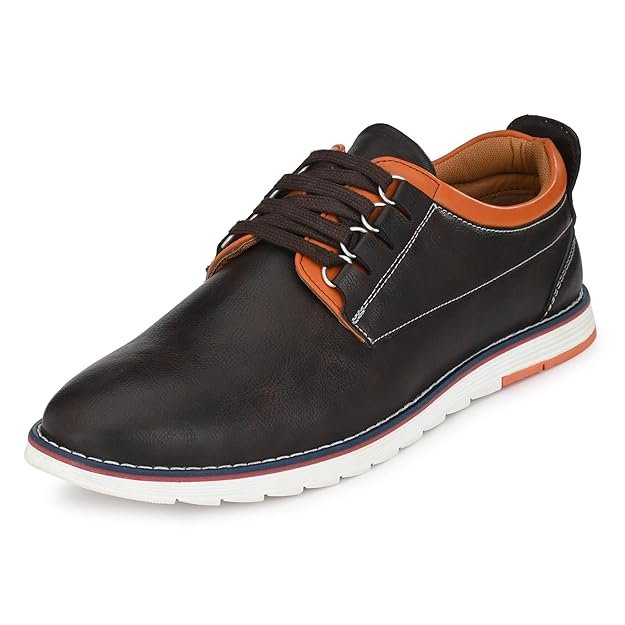 Centrino Formal Shoes for Men | Shoes for Man Stylish | Lace-Up Derby with Cushioned Insole | Lightweight Comfortable Office Leather Shoes | Mens Formal Shoes for Business Wear & Daily Professional Use (3323)