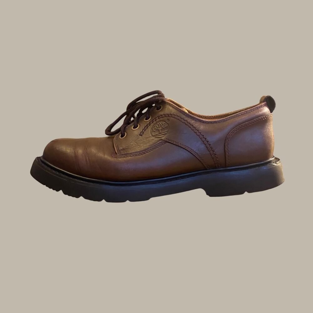 Vintage Timberland Oxford Shoes 8M (EU 41-41,5) Leather Classic Brown Workwear