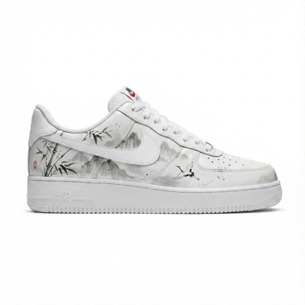 Custom Hand-Painted Nike Air Force 1 Shoes