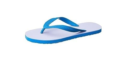 Unisex Natural Rubber All-Weather Flip Flops  White