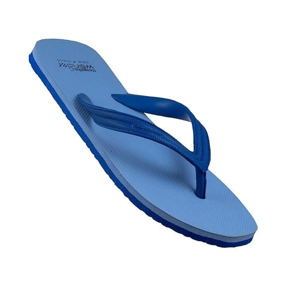 Hawalker Prime Natural Rubber Flip Flops ? Light Blue