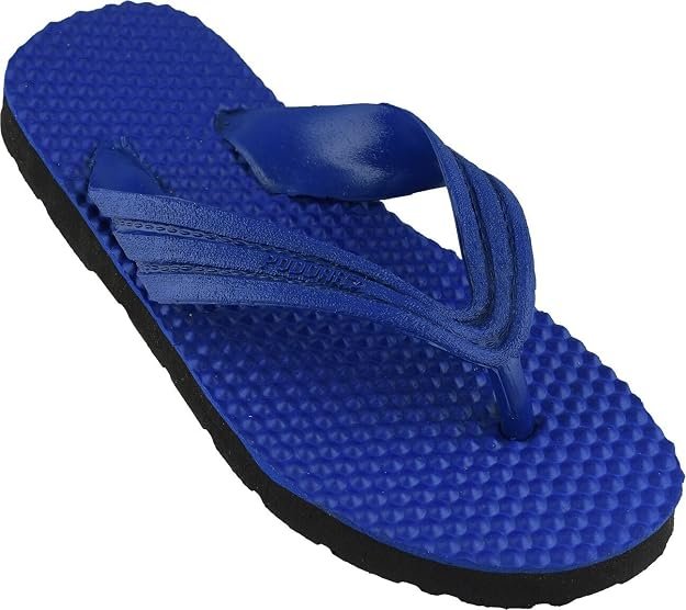 Poddar Textured Acupressure Flip Flops for Men