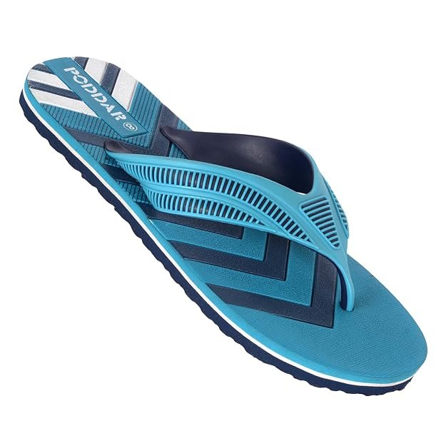 Poddar EVA Toe-Post Flip Flops with Soft Footbed