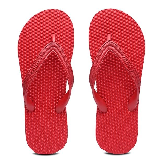 Lightweight Massage Footbed Flip Flops Unisex